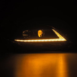 Купить Передние фары LED Toyota Sienna 2011-2020 LED PRO серия цвет Alpha-Black AlphaRex AHL-TS11-P-S-FLB