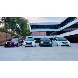 Купить Передние фары Toyota Sienna 2011-2020 PRO серия черные AlphaRex AHL-TS11-P-S-B