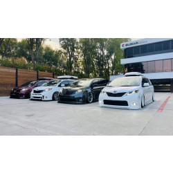 Купить Передние фары Toyota Sienna 2011-2020 PRO серия черные AlphaRex AHL-TS11-P-S-B