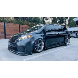 Купить Передние фары Toyota Sienna 2011-2020 LED NOVA серия цвет Alpha-Black AlphaRex AHL-TS11-N-FLB