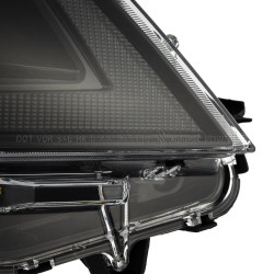 Купить Передние фары Toyota Sienna 2011-2020 LED NOVA серия цвет Alpha-Black AlphaRex AHL-TS11-N-FLB