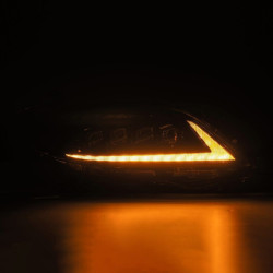 Купить Передние фары Toyota Sienna 2011-2020 LED NOVA серия цвет Alpha-Black AlphaRex AHL-TS11-N-FLB