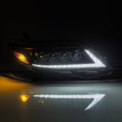 Buy Front headlights Toyota Sienna 2011-2020 LED NOVA Black Alpharex AHL-TTS11-N-B