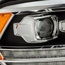 Buy Front headlights Dodge RAM 1500 Classic 2009-2023 LED LUXX Series Black Alpharex AHL-DR09-PL-G4-SA-B2