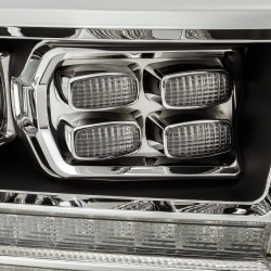 Buy Front headlights Dodge RAM 1500 Classic 2009-2023 LED LUXX Series Black Alpharex AHL-DR09-PL-G4-SA-B2