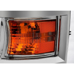 Buy Front headlights Chevrolet Silverado 2500hd 2015-2019 Pro Series Chrome / Chrome Grill Insert Alpharex AHL-CL215-P-SA-C.