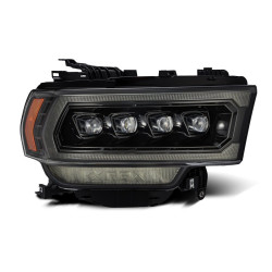 Buy Front headlights Dodge RAM 2500 2019-2023 LED NOVA Series Color Alpha-Black Alpharex AHL-DR219-N-FLB