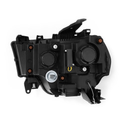 Buy Front headlights Dodge RAM 2500 2019-2023 LED NOVA Series Color Alpha-Black Alpharex AHL-DR219-N-FLB