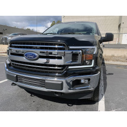 Buy Ford Ford F150 2018-2020 LED LUXX Series Carbon-Black Alpharex AHL-FF18-PL-SA-LB