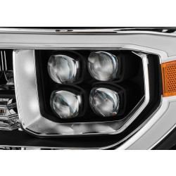 Buy Front headlights Toyota Tundra 2007-2013 LED NOVA Black ALPHAREX AHL-TUN07-N-AA-B