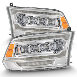 Buy Front headlights Dodge RAM 1500 Classic 2009-2023 Led G2 Style Nova Series Chrome Alpharex AHL-DR09-G5-N-C