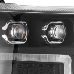 Buy Front headlights Chevrolet Silverado 1500 2016-2018 LED NOVA Black Alpharex Ahl-Cl16-N-B