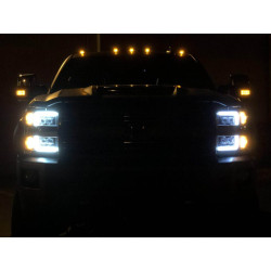 Buy Front headlights Chevrolet Silverado 2500hd 2015-2019 LED NOVA Series Chrome / Chrome Grill Insert Alpharex Ahl-CL215-N-SA-C.