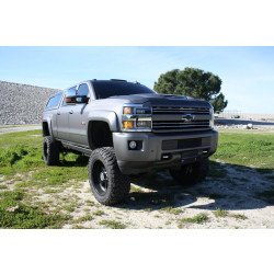 Buy Front headlights Chevrolet Silverado 2500hd 2015-2019 LED NOVA Series Chrome / Chrome Grill Insert Alpharex Ahl-CL215-N-SA-C.