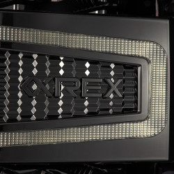 Купить Передние фары Chevrolet Silverado 1500 2014-2015 LED NOVA серия цвет Alpha-Black AlphaRex AHL-CL14-N-FLB