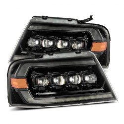 Buy Ford Ford F150 2004-2008 LED NOVA Series Color ALPHA-BLACK ALPHAREX AHL-FF04-N-FLB