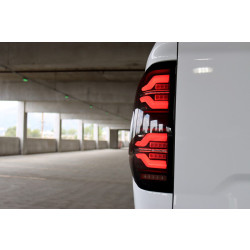 Купить Задние фары Toyota Tundra 2014-2021 LED LUXX серия цвет Alpha-Black AlphaRex RTL-TUN14-SA-YS-LB