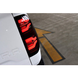 Купить Задние фары Toyota Tundra 2014-2021 LED LUXX серия черные AlphaRex RTL-TUN14-SA-YW-BS