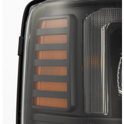 Купить Передние фары Ford Super Duty 2008-2010 LED NOVA серия черные AlphaRex AHL-FD08-G2-N-B