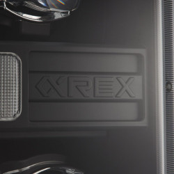 Купить Передние фары Ford Super Duty 2008-2010 LED NOVA серия черные AlphaRex AHL-FD08-G2-N-B