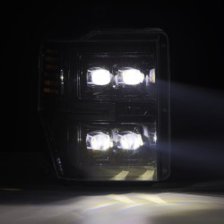 Купити Передні фари Ford Super Duty 2008-2010 LED NOVA серія колір Alpha-Black AlphaRex AHL-FD08-G2-N-FLB
