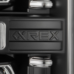 Купити Передні фари Ford Super Duty 2008-2010 LED LUXX серія чорні AlphaRex AHL-FD08-G2-PL-SA-B