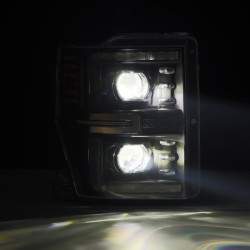 Купити Передні фари Ford Super Duty 2008-2010 LED LUXX серія чорні AlphaRex AHL-FD08-G2-PL-SA-B
