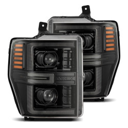 Купити Передні фари Ford Super Duty 2008-2010 LED LUXX серія колір Alpha-Black AlphaRex AHL-FD08-G2-PL-SA-FLB