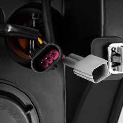 Купити Передні фари Ford Super Duty 2008-2010 LED LUXX серія колір Alpha-Black AlphaRex AHL-FD08-G2-PL-SA-FLB