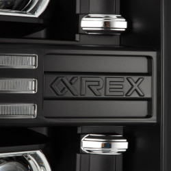 Купити Передні фари Ford Super Duty 2008-2010  PRO серія чорні AlphaRex AHL-FD08-P-S-B