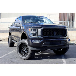 Купити Передні фари Ford F150 2021-2022 LED LUXX серія чорні AlphaRex AHL-FF21-G2-PL-SA-B