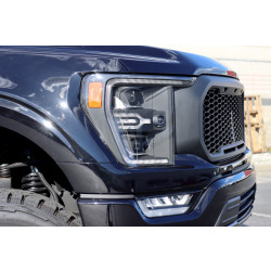 Купити Передні фари Ford F150 2021-2022 LED LUXX серія колір Alpha-Black AlphaRex AHL-FF21-G2-PL-SA-FLB