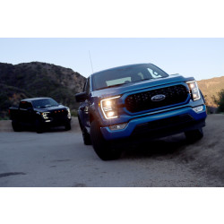 Купити Передні фари Ford F150 2021-2022  PRO серія колір Alpha-Black AlphaRex AHL-FF21-P-S-FLB