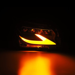 Купить Передние фары Lexus GX460 2014-2019 LED NOVA серия черные AlphaRex AHL-LG14-N-B