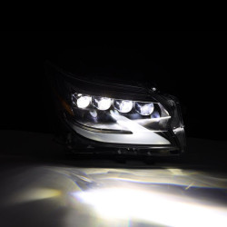 Купить Передние фары Lexus GX460 2014-2019 LED NOVA серия черные AlphaRex AHL-LG14-N-B