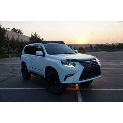 Купить Передние фары Lexus GX460 2014-2019 LED NOVA серия черные AlphaRex AHL-LG14-N-B