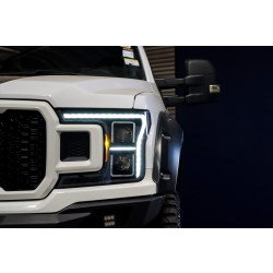 Купить Передние фары LED G2 Style Ford F150 2018-2020 LUXX серия черные AlphaRex AHL-FF18-G2-PL-SA-B
