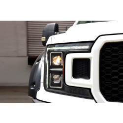 Купить Передние фары Ford F150 2018-2020 G2 Style PRO серия цвет Alpha-Black AlphaRex AHL-FF18-G2-P-S-FLB