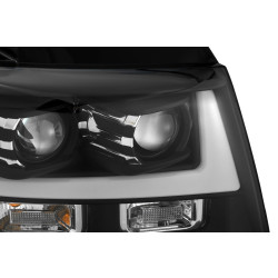 Купить Передние фары LED G2 Style Chevy Tahoe 2007-2013 LUXX серия черные AlphaRex AHL-CT07-PL-SA-B