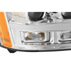 Купить Передние фары LED G2 Style Chevy Tahoe 2007-2013 LUXX серия хром AlphaRex AHL-CT07-PL-SA-C