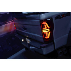 Купить Задние фары Ford Super Duty 2017-2019 LED PRO серия углево-черные AlphaRex ATL-FD17-W-LBS