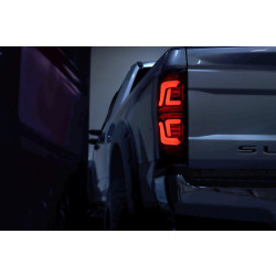 Купить Задние фары Ford Super Duty 2017-2019 LED PRO серия углево-черные AlphaRex ATL-FD17-W-LBS