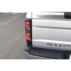 Купить Задние фары Ford Super Duty 2017-2019 LED PRO серия углево-черные AlphaRex ATL-FD17-W-LBS