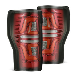 Купить Задние фары Ford Super Duty 2017-2019 LED PRO серия красно-дымчатые AlphaRex ATL-FD17-R-RS