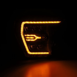 Buy Ford Ford F150 2021-2022 LED NOVA Series Black Alparex Ahl-FF21-G2-N-B