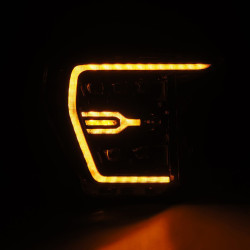 Купить Передние фары Ford F150 2021-2022 LED NOVA серия цвет Alpha-Black AlphaRex AHL-FF21-G2-N-FLB
