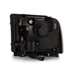 Купить Передние фары Ford F250 2005-2007 PRO серия черные AlphaRex AHL-FD05-P-S-B