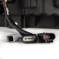 Купить Передние фары Ford F250 2005-2007 LED NOVA серия цвет Alpha-Black AlphaRex AHL-FD05-N-FLB