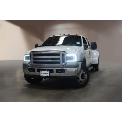 Купить Передние фары Ford F250 2005-2007 LED LUXX серия черные AlphaRex AHL-FD05-PL-SA-B