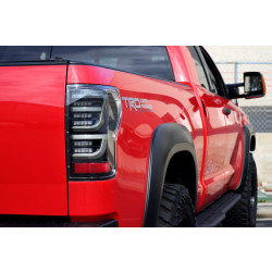 Купить Задние фонари Toyota Tundra 2007-2013 LED LUXX серия черные AlphaRex RTL-TUN07-SA-YW-BS